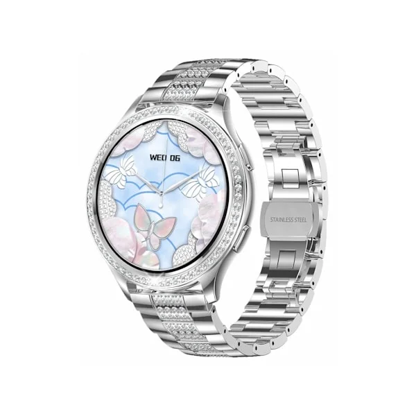 Smartwatch til kvinder, smartwatch Android Ios-telefoner Foretag/besvar opkald Puls Blodtryk 100+ tilstande