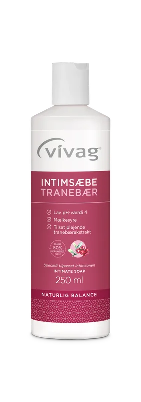 Vivag intimsåpe tranebær