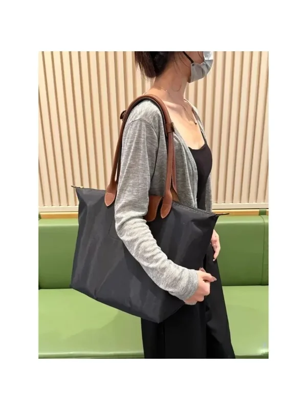 AliExpress - 2026 Y2K opvouwbare tote bag voor dames, klassieke tote bag voor dames, milieuvriendelijke en waterdichte nylon tote bag
