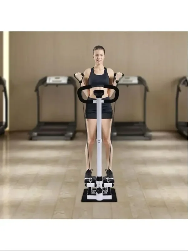 AliExpress - LCD-Display Mini-Stepper, Verstellbares Steh-Fitnessgerät mit Griff, Matte und Widerstandsbändern