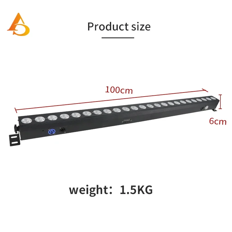 AliExpress - 2-10 stücke DMX 24x12 watt RGBW segmentierte steuerung/RGBWAUV pixel modell Led Licht Led bar DMX Linie Bar Waschen Bühne Licht Party 