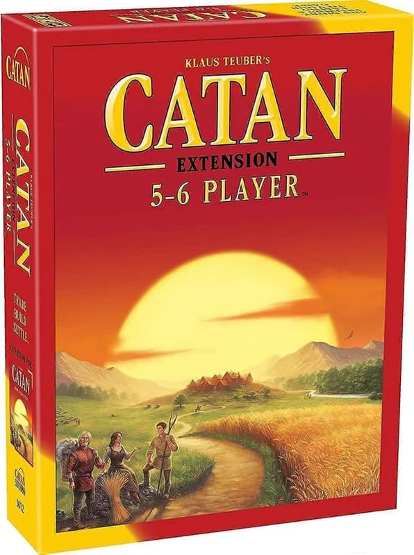 Laadukas Catan lautapeli, laajennus, joka mahdollistaa yhteensä 5–6 pelaajaa Catan-lautapeliin, perhepeli-XM4-