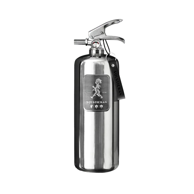 Solstickan Design Brandsläckare, 2 kg, Edition steel Brandsläckare & brandfiltar ONESIZE