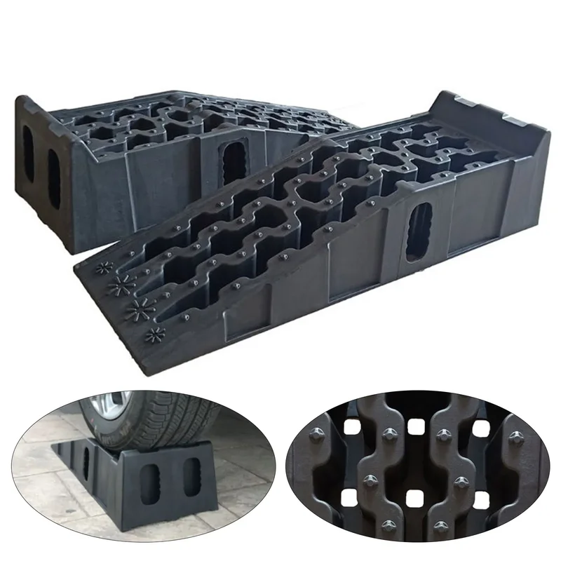 AliExpress - Lot de 2 rampes de chargement en plastique, rampe robuste de 920 mm, capacité de charge de 7,2 T, rampe de chargement pour voiture de 320