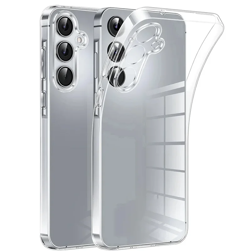 AliExpress - Coque souple en Silicone Ultra fine pour Samsung Galaxy S25 S24 S23 S21 FE S22 Ultra Plus A16 A06 A55 A35 A15 A05S A54 A34 A14 A53 A33