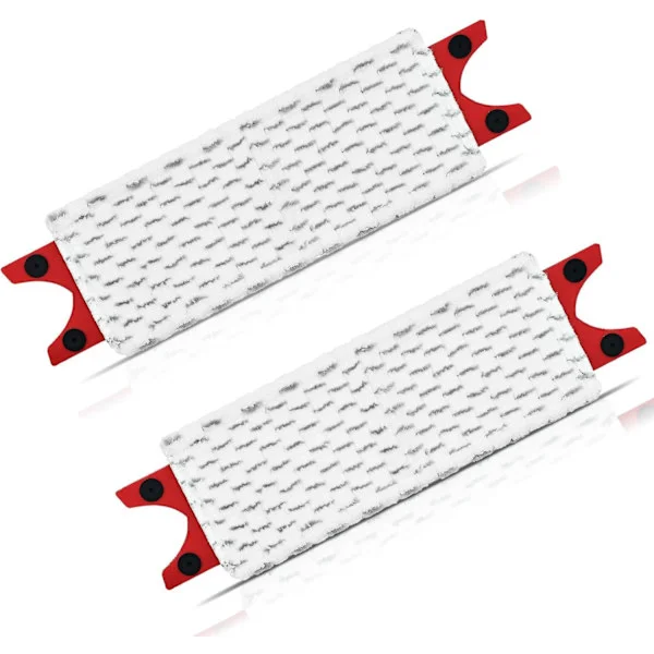 Grey Mop Head Replacement, Perfectly Compatible Vileda Mop Head Replacement Microfiber for 1-2 Spray (2-pack)