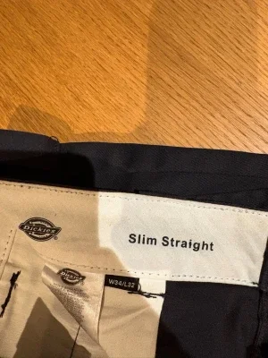 Marinblå Slim Straight chinos Dickies