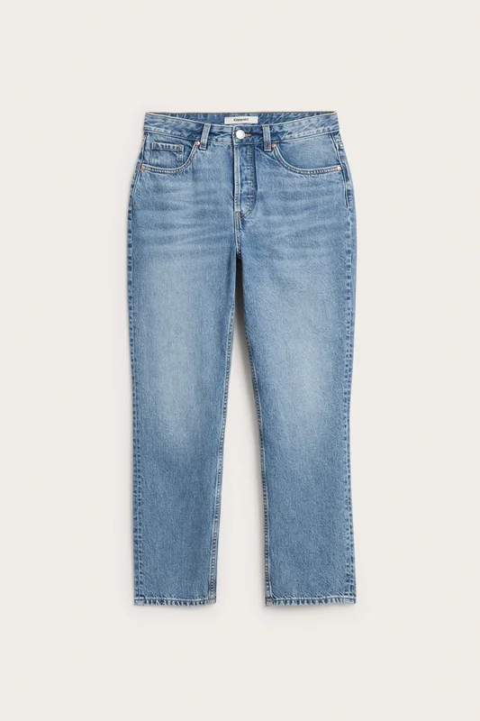 Kappahl | Straight jeans high waist non stretch Denim 34 | Dam
