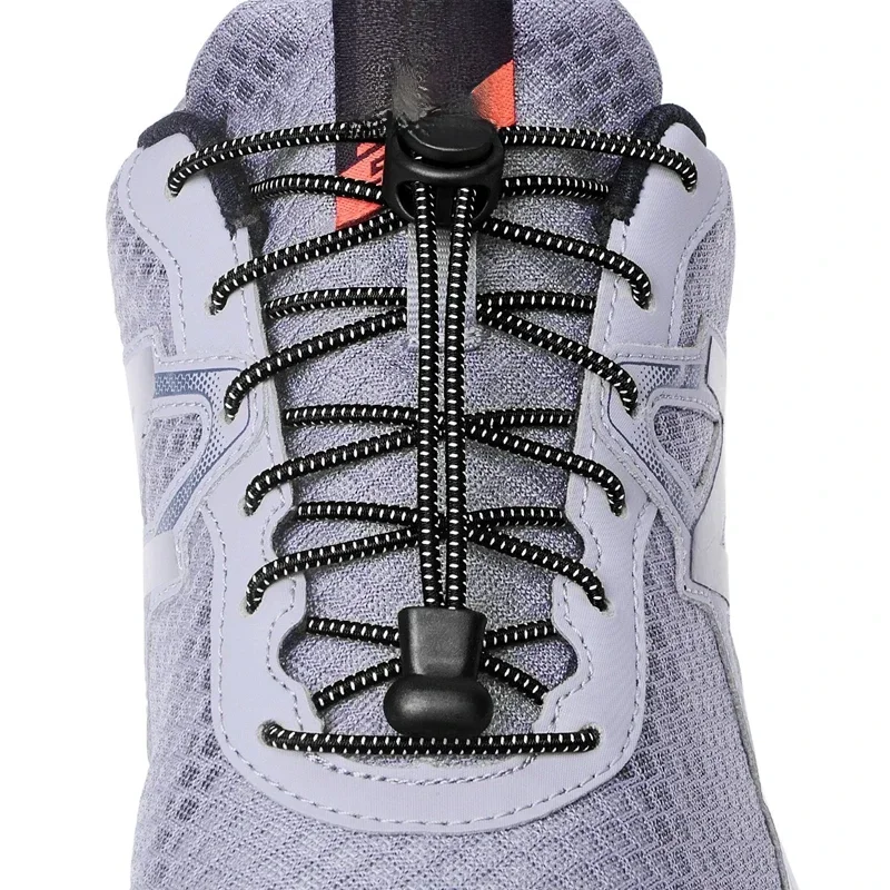 AliExpress - 1 paire de lacets pour baskets élastiques sans cravate lacets de chaussures étirement serrure lacets paresseux lacet en caoutchouc rapide