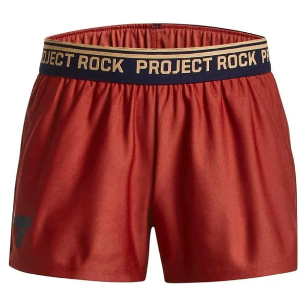 Under Armour Flickor Project Rock Chino Shorts 5-6 År Röd