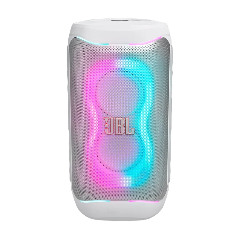 JBL-Partybox 130 - White-Portabel partyhøyttaler med kraftfullt lyd og lysshow-Home Audio-Partyhøyttalere