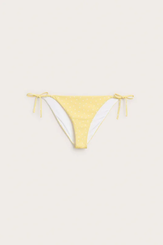 Kappahl | Bikinitrosa brazilian med knytband Gul L | Dam