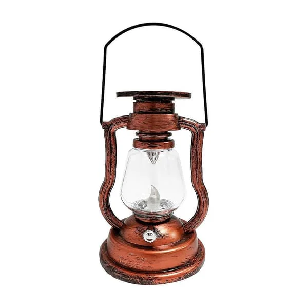 Retro Kerosene Lampe Led Hestelampe Utendørs Bærbar Lading Campinglampe