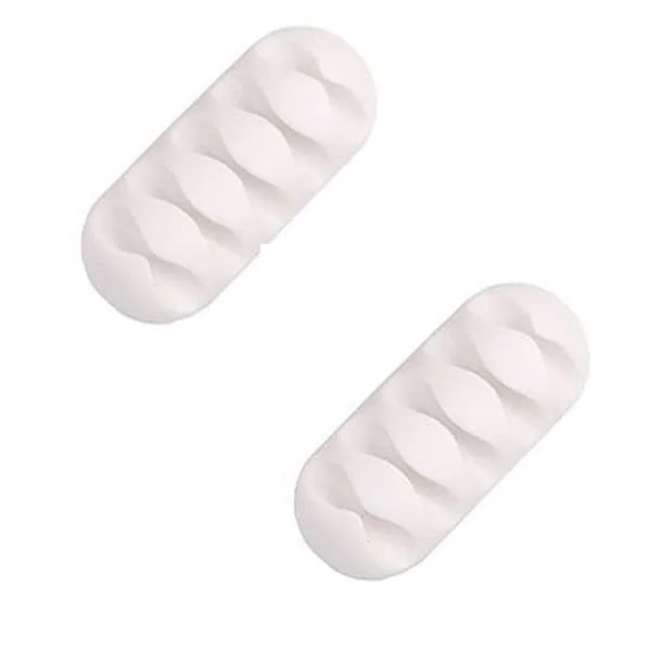 Sladdhållare / kabelorganiserare 2-pack - Flera färgval