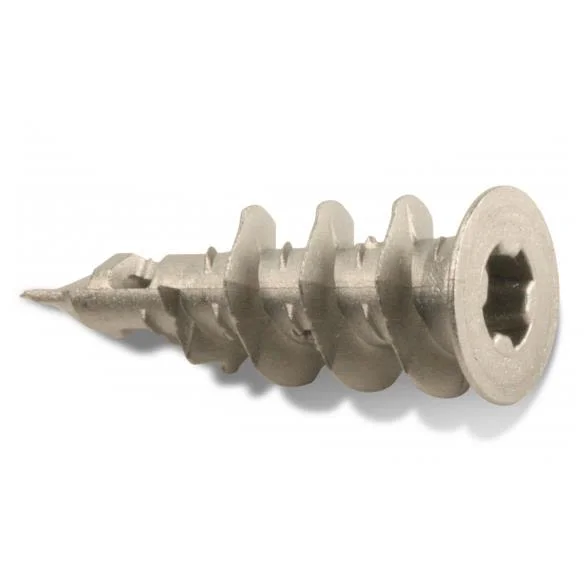Heco 9601218 Gipsanker TRZ, 6 x 38 mm, med skrue, 5-pak, Befæstelse