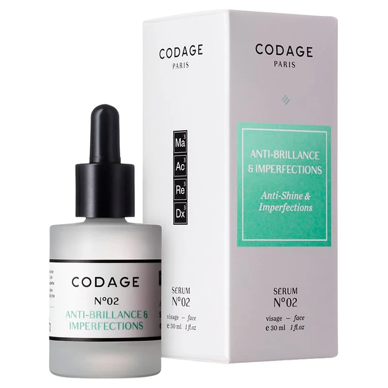 Codage Serum No. 2 Mattifying & Repairing 30 ml, Hudpleje, Ansigtspleje, Serum