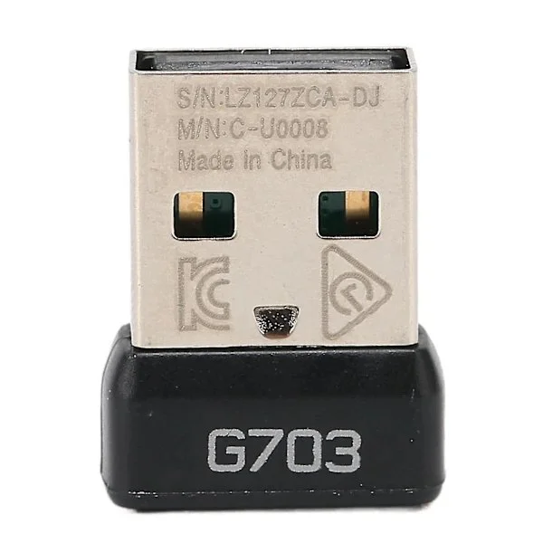 USB-musmottagare för Logitech G703 för Lightspeed trådlös mus Trådlös 2,4 GHz-teknik Bärbar musadapter - ZZY