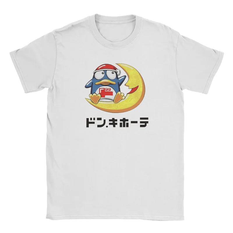 AliExpress - D-Don Q-Quijote T-Shirt Sommermode T-Shirts Herren Baumwolle O-Ausschnitt Übergroße Kleidung Kurzärmelige Y2K Lustige Oberteile