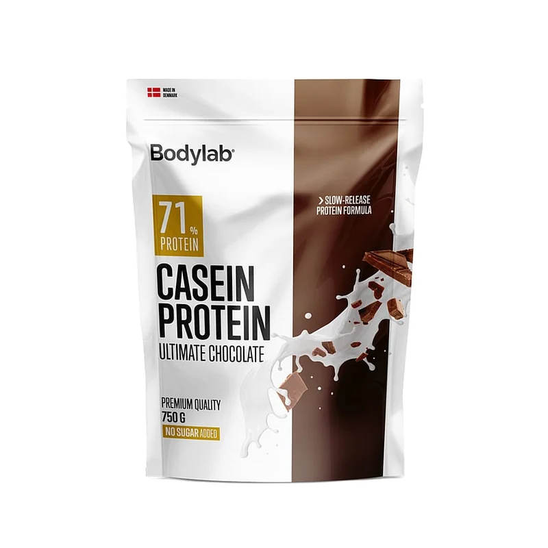 Bodylab Casein Protein Ultimate Chocolate 750 g, Sport & Velvære, Protein & Energi, Proteinpulver