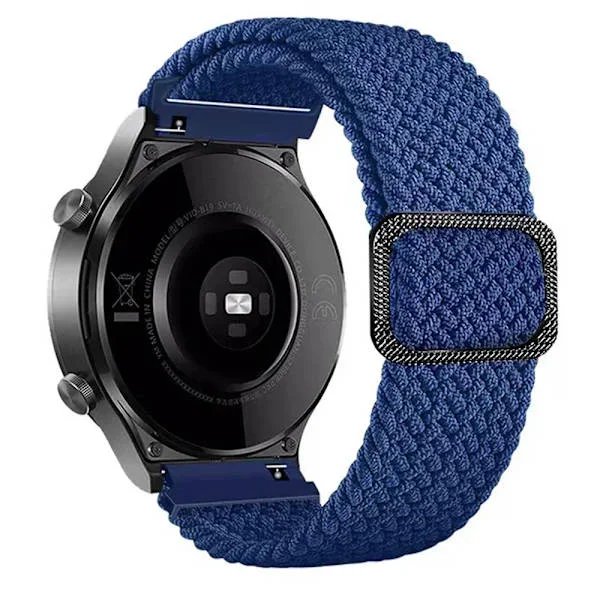 Kompatibel Garmin Forerunner 570 265 255 Nylonrem Garmin Venu 3 2 Vivoactive 6 5 Band 20 22mm Magnetiskt Spänne Klockarmband Blå 1st 20mm