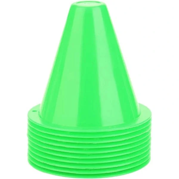 Training Cones Football, Soccer Cones for Training 10 pcs Training Cones Traffic Cones Football Green