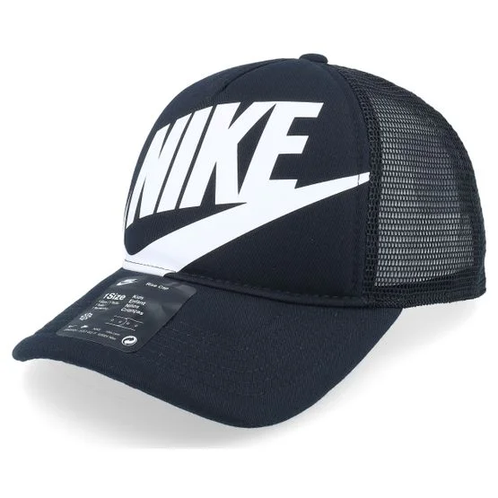 Nike - Noir trucker Casquette - Kids Rise Black/White Trucker @ Hatstore