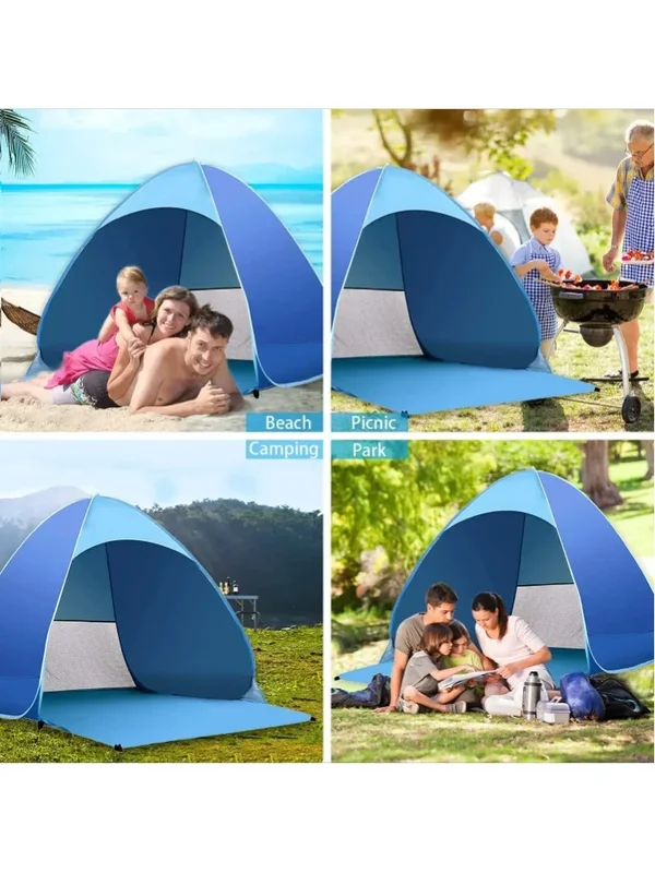 AliExpress - Tente de plage pliable et facile à monter — Tente de camping portable et ultralégère (2 à 3 personnes)
