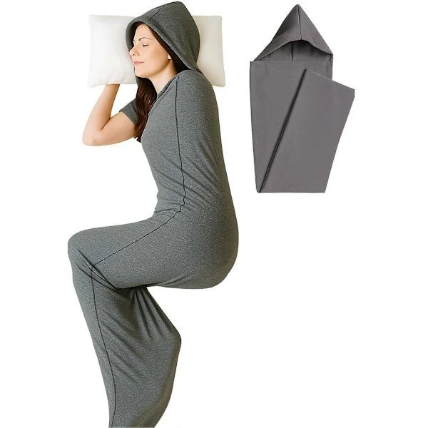 Compression Sleeping Bag Ultralight Portable Blanket for Stress & Anxiety Relief, Airplane Hotel Travel Blanket (FMY) L - 170x40cm,AB