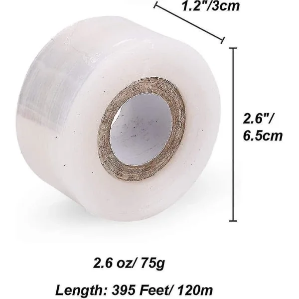 1 Förpackning Parafilm Grafting Tape För Fruktträd Parafilm Blomtejp Grafting Verktyg Trädgårdsväxttejp Pe Plantskola Tejp Stretch Självhäftande 