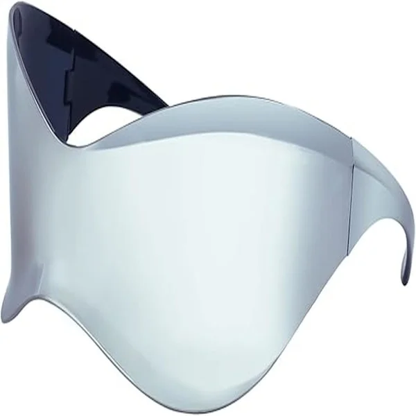 Rimless Wrap Around Sunglasses for Women Men, Oversized Futuristic Sunglasses y2k Fashion Eyewear Trendy Shades UV400