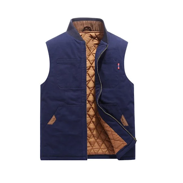 Mænds Fuldt Lynlås Canvas Cross Trail Vest