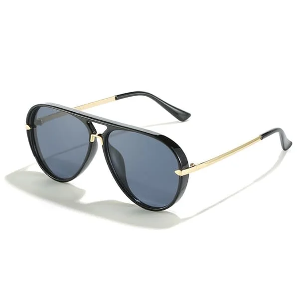 Aviator solbriller, moteglass for kvinner, retro overdimensjonerte solbriller, aviator solbriller for menn