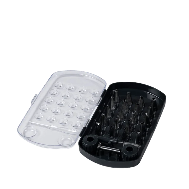 Blomsterbergs Mini Spritstyllset 24 delar Blomsterberg Baktillbehör Unisex Svart