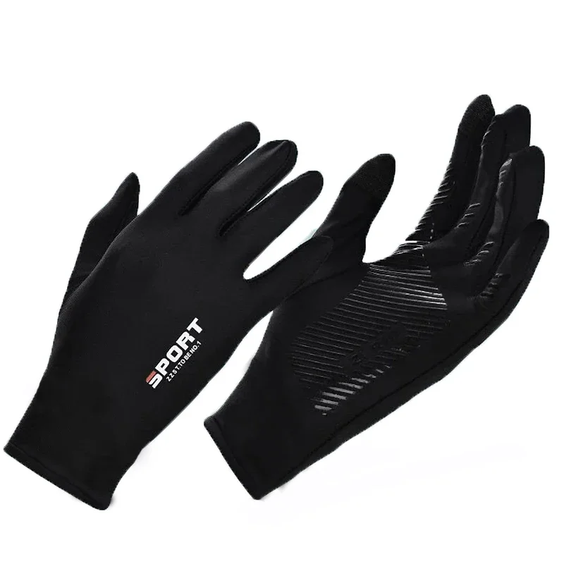 AliExpress - Sommer Eis Seide Touchscreen Anti-rutsch Handschuhe Outdoor Angeln Wasserdichte Sonnenschutz Handschuhe Fahrrad Handschuhe