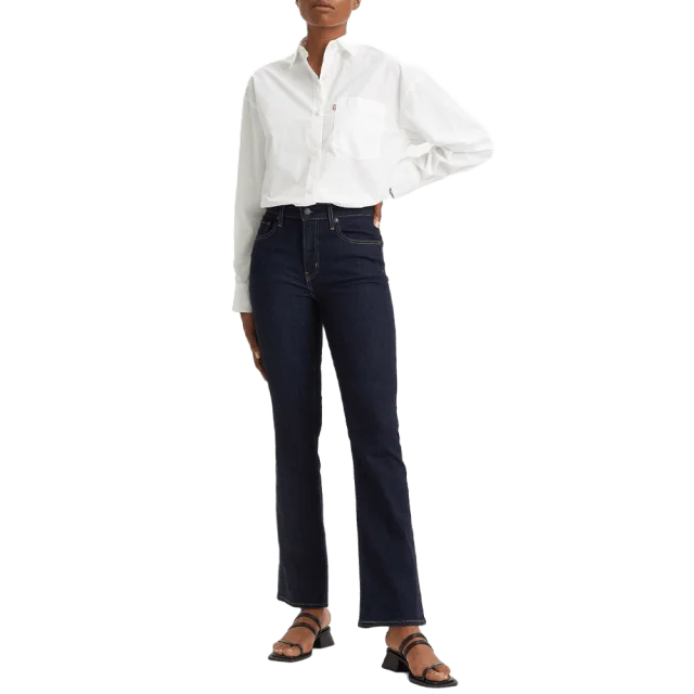 Levi's 725 High Rise Bootcut Jeans Dam Blå 27/32