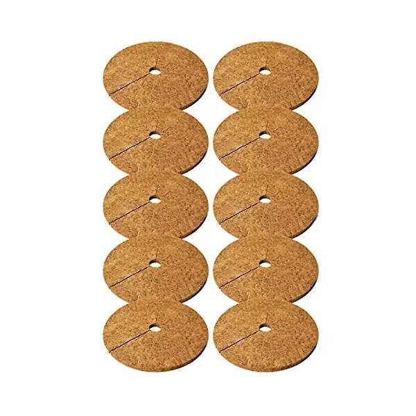 Kokosfiber Träd Täckbark Ring Skyddsmatta, 30 cm Naturlig Kokos Trädskyddsmatta, Träd Dis