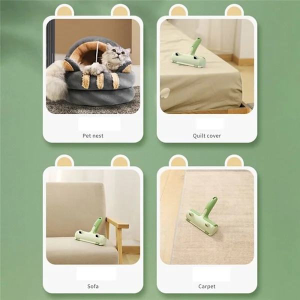 Cat Hair Removal Brush, Pet Roller, Portable, Washable, Cleaning Tool for Cat, Dog, Lint, Furniture and Sofa
