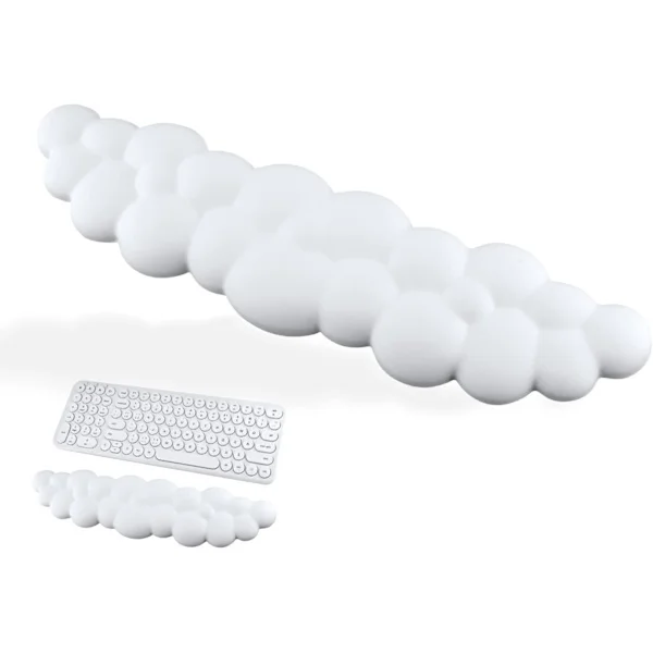 Tastatur Sky Håndleddsstøtte, Myk Komfortabel Søt Tastatur Håndleddsstøtte Anti-skli Ergonomisk Støtte Sky Skrivebord Håndleddsstøtte & Minneskum (