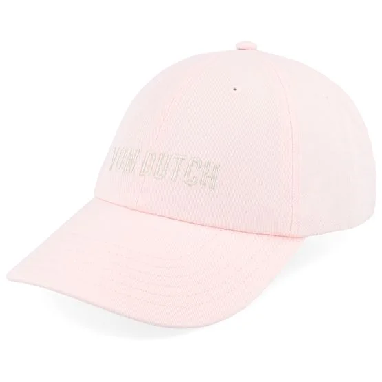 Von Dutch - Rosa Unconstructed Cap - Logo Dad Cap Pink Dad Cap @ Hatstore