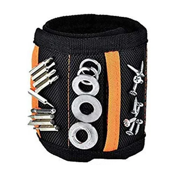 Magnetisk armbånd for menn, magnetisk verktøybelte med 15 sterke magneter, Halloween-gave til pappa, mamma, snekkere, DIY-elskere