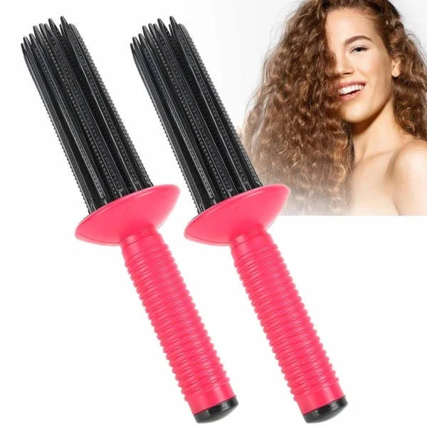 Curling Iron for Curly Hair, Curling Tool Hair Curler Hair Fluffy Curl Roller Comb Anti-slip Curling Iron Hair Styling Tool Curling Iron