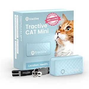 Tractive GPS Tracker Mini Katt + halsband, Mint