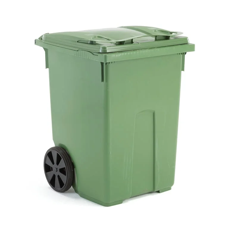 Sopkärl CLASSIC, 370 liter, grön