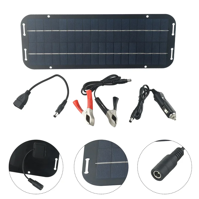 AliExpress - Cellules solaires monocristallines chargeur de batterie solaire 12V Olt puissance panneau solaire chargeur de batterie solaire voiture 