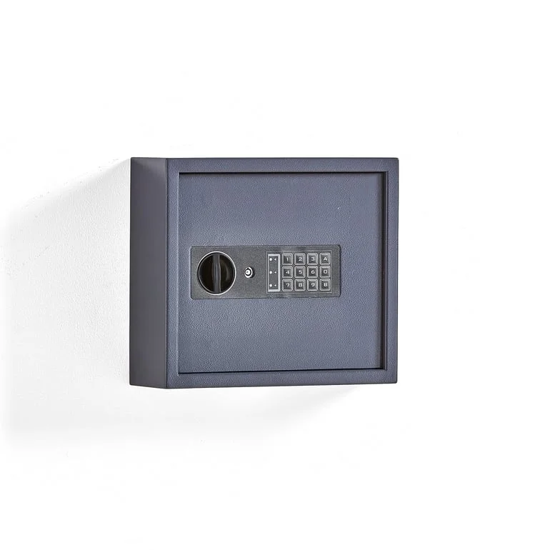 Heavy-duty key cupboard BARKER, 25 hooks, 310x350x120 mm