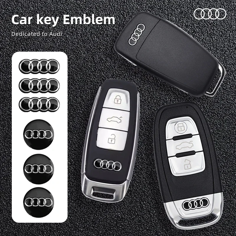 AliExpress - Autoschlüssel-Gehäuse Fernbedienungsabdeckung Aluminium-Emblem Symbol-Aufkleber Styling für Audi Q3 Q5L Q7 Q2L S4 S5 S6 S7 S8 TT RS3 RS4 