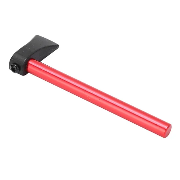 RC Metalløks Aluminium Legering Dekorasjonstilbehør Mini Øks for 1/10 RC Crawler Bil Oppgraderingsdeler Rød Svart