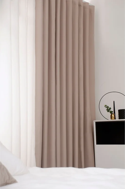 Hasta - Mørklægningsgardin Dokie XL - Beige - Mørklægningsgardiner - 280 - Fra Homeroom