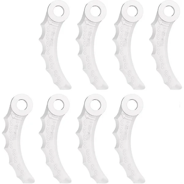 8 st Plastblad, Kompatibla med Makita 198383-1 och 198426-9, DUR189RF Sladdlös Grästrimmer - q36