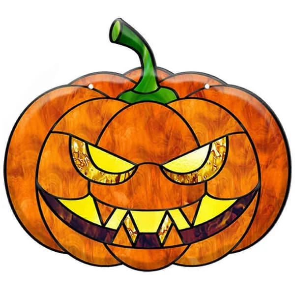 2025 Halloween Gresskar Akryl Dørskilt Halloween Gresskar Dørplakett Halloween Dekor